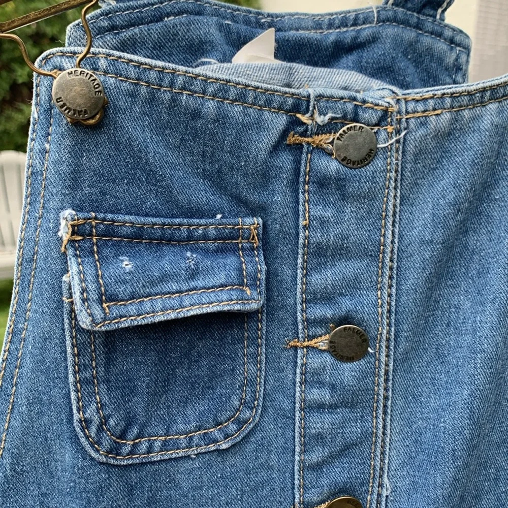 Jean Jumper Overall Dress - Picture 6 of 10